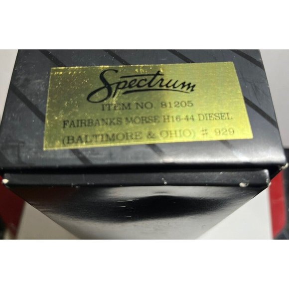 NEW! Bachmann Spectrum HO FM H16-44 Trainmaster Diesel Baltimore & Ohio #929 Mib - Picture 3 of 5